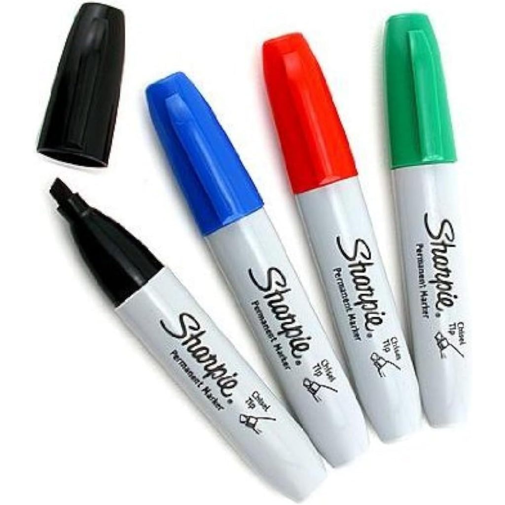 

Sharpie Permanent Marker Chisel Tip Spidol Permanen Besar Hitam Biru Merah Original
