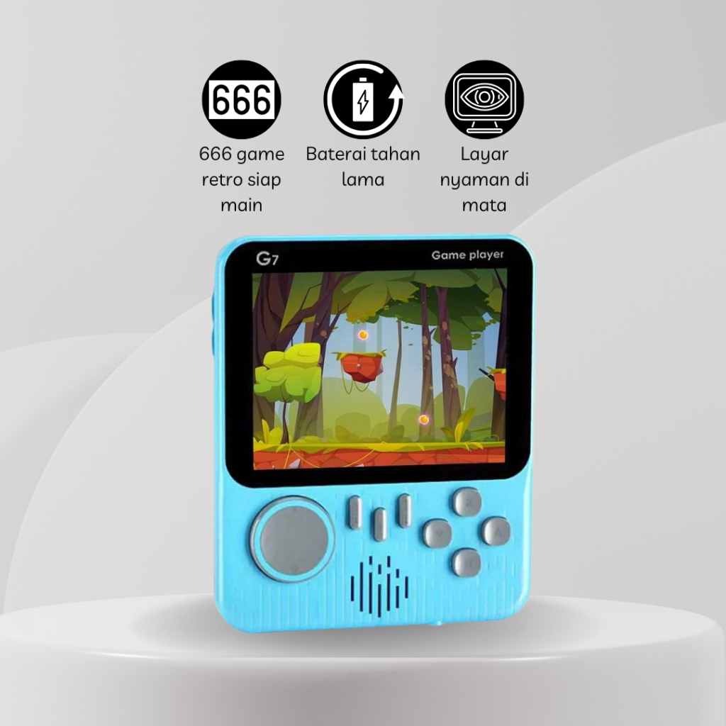 Konsol Game Console Gameboy Jadul 666 Retro Game 3.5 Inch