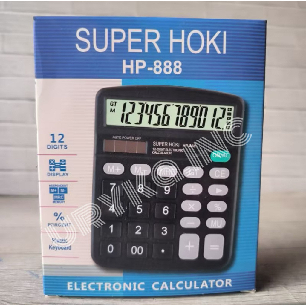 

KALKULATOR DIGITAL SUPER HOKI HP-888 12 DIGIT