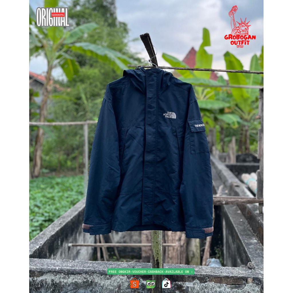 outdoor tnf the north face original saku samping left pocket