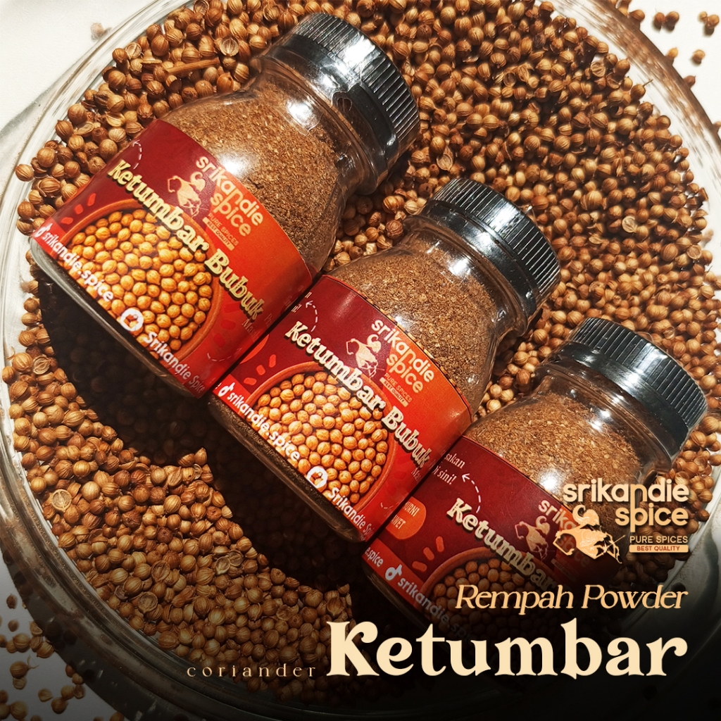 

Ketumbar Bubuk Rempah Asli 30 Gram Coriander Powder Murni Bumbu Dapur Kualitas Terbaik Pelengkap MPASI Srikandie Spice