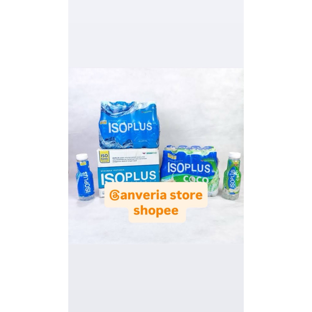 

TERMURAH!!ISOPLUS MINUMAN ISOTONIK DRINK ORIGINAL/COCO@350ML(12pcs/dus)