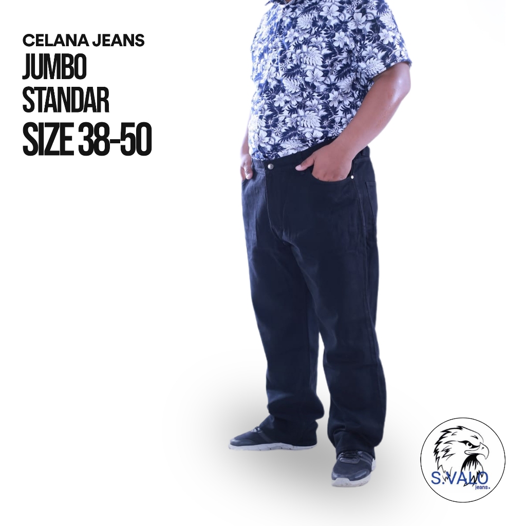 S.VALO Original - Celana Jeans Pria Jumbo Termurah terlaris Ukuran 39-50