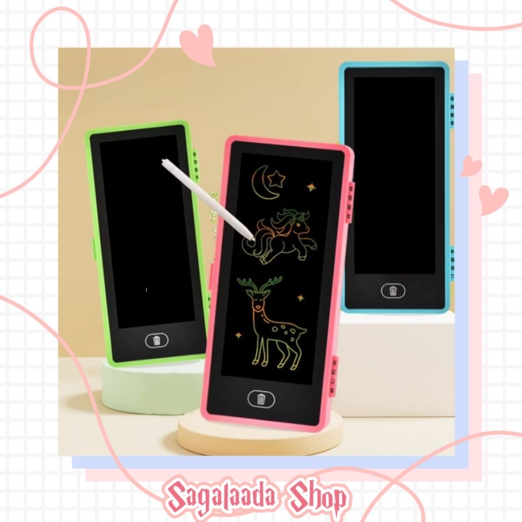 

Tempat Pensil LCD 2 in 1 || Drawing Box || Kotak Pensil Murah || Pad Edukasi Menulis || Writing Box