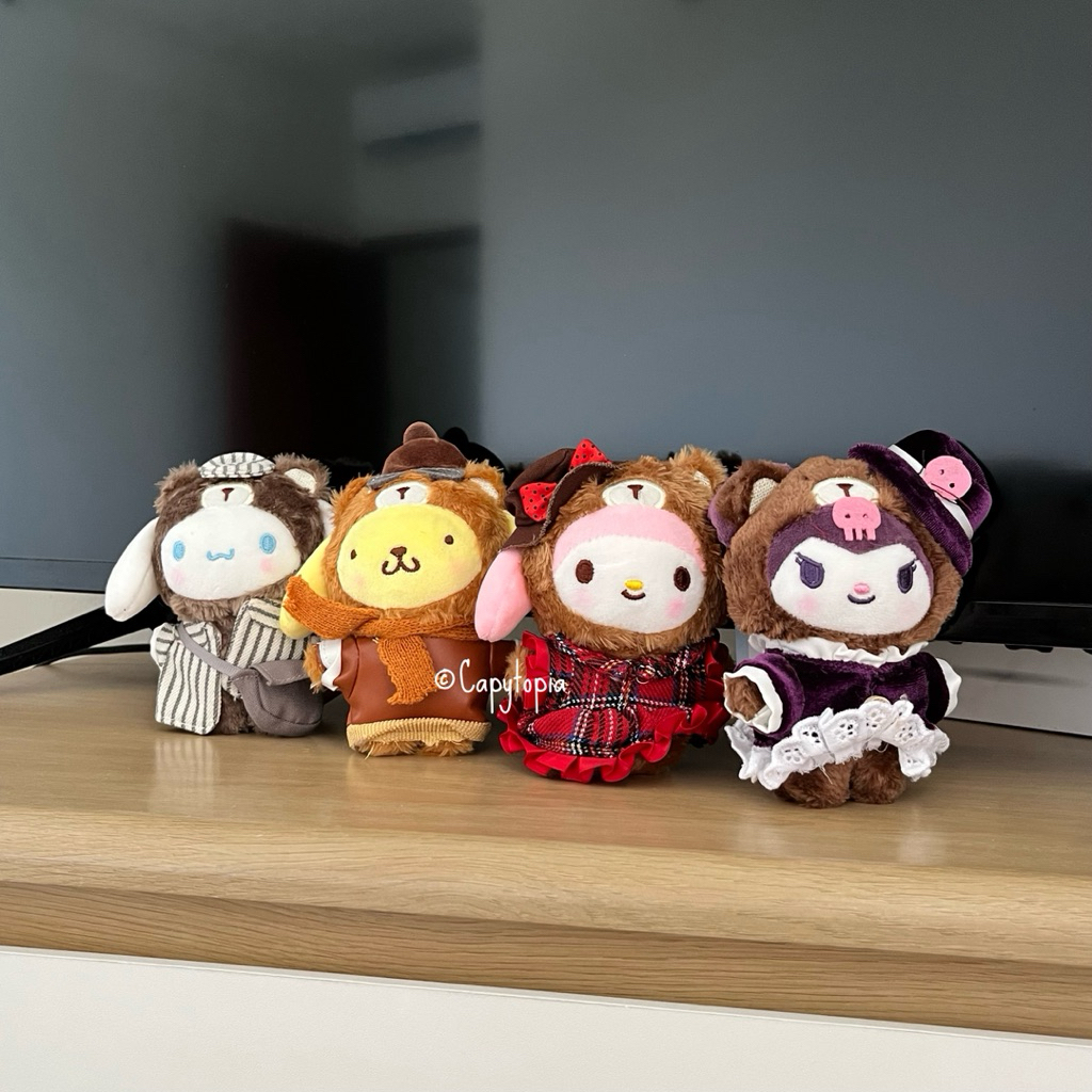 [CAPYTOPIA] Sanrio Afternoon Tea Plushie Series / Sanrio Charm Plush Toy Afternoon Tea Keychain 1:1