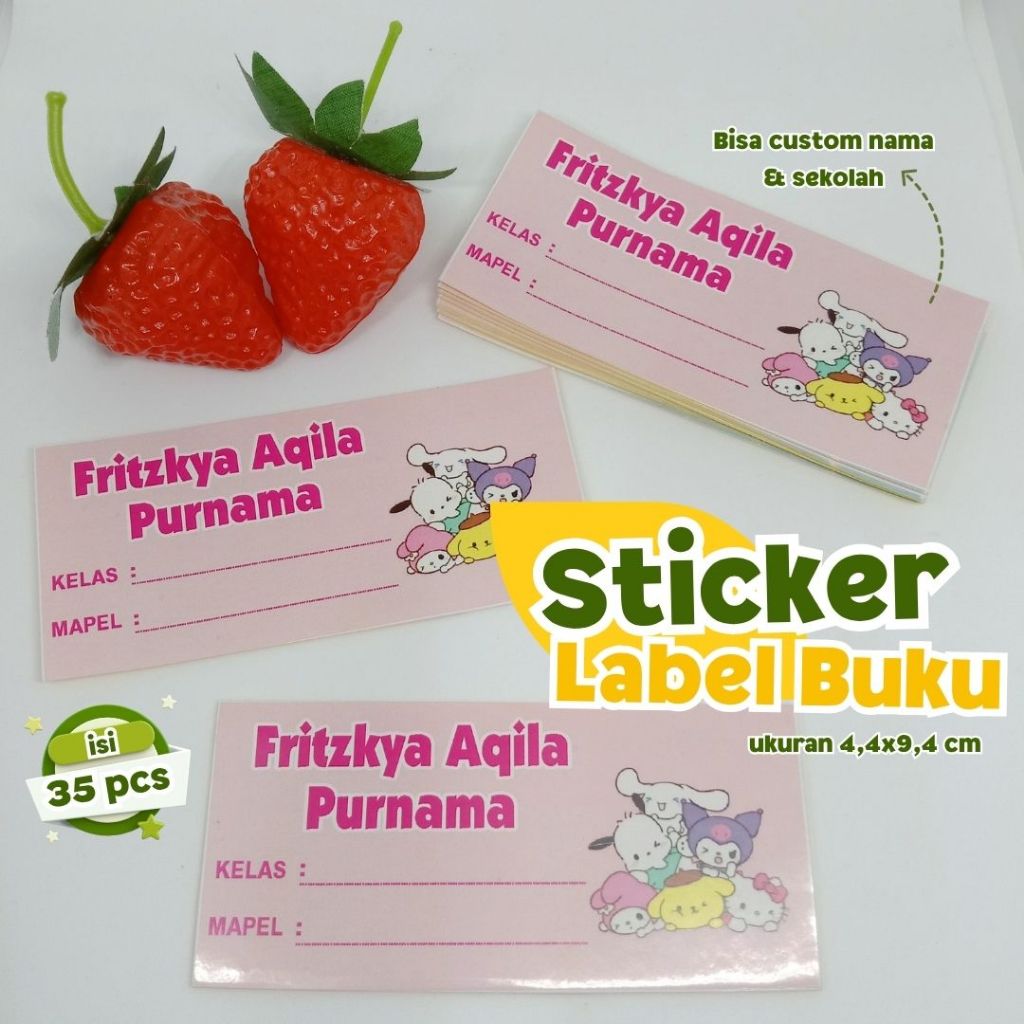 

Stiker Label Buku Pelajaran Anak Isi 35pcs – Bebas Custom Nama dan Sekolah