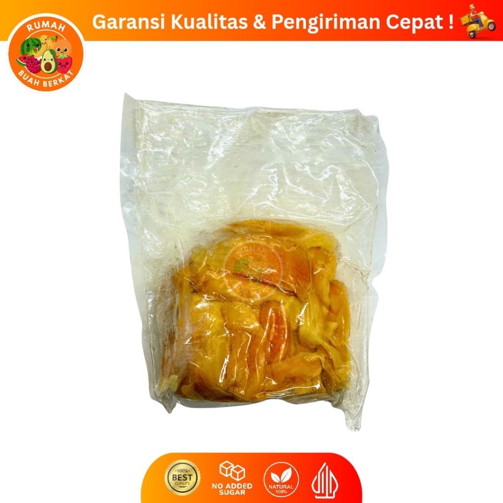 

Buah Nangka GRADE B Frozen / Nangka Grade B Kupas Beku / Nangka Tanpa Biji Kemasan 500 gram