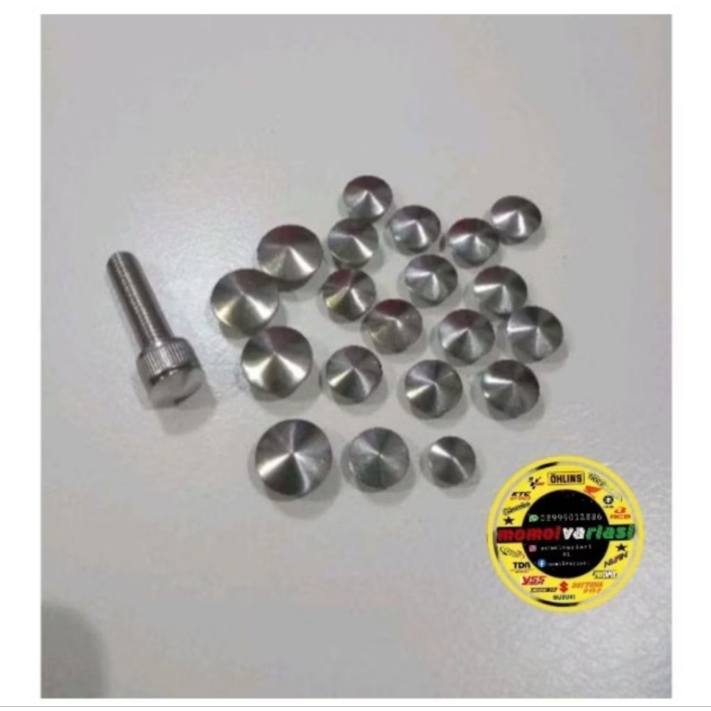 kancing tutup baut stanlis drat 10 L4