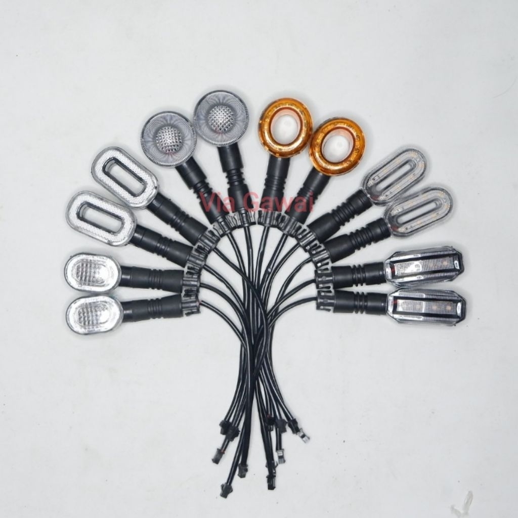 Cuci Gudang Lampu Sein Led / Lampu Sen Sepeda Motor Listrik Sepasang