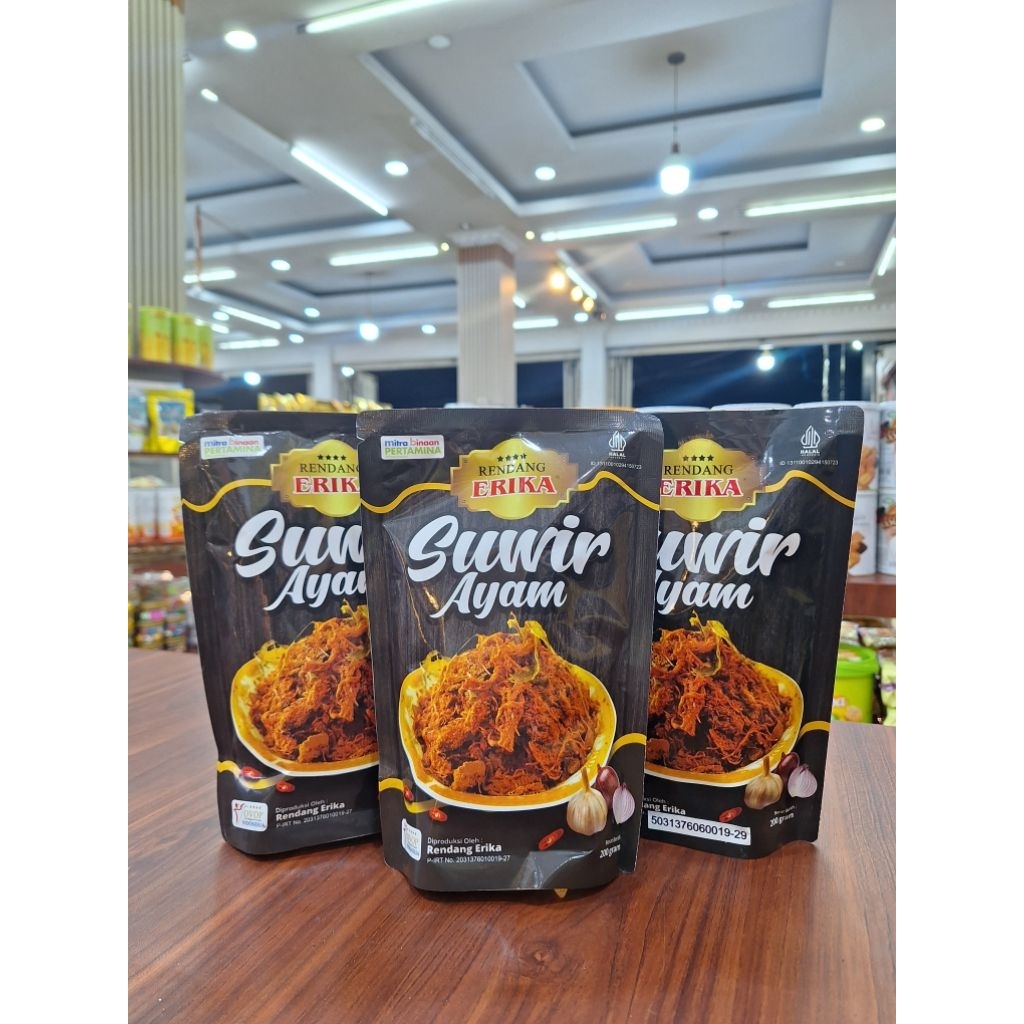 

Rendang Ayam Suir Erika [200gr]