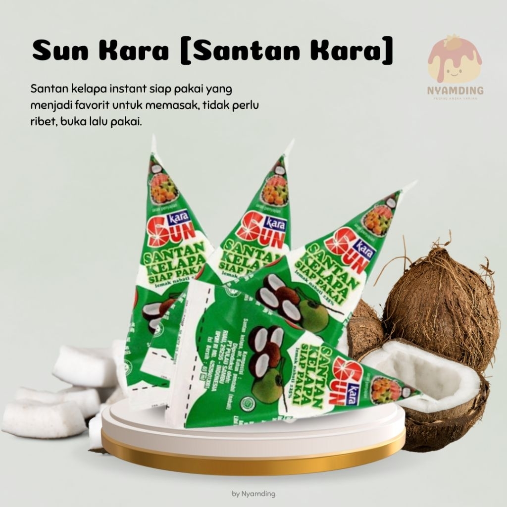 

Sun Kara | Santan Kara 65 Ml | Santan Instant | Exp Lama