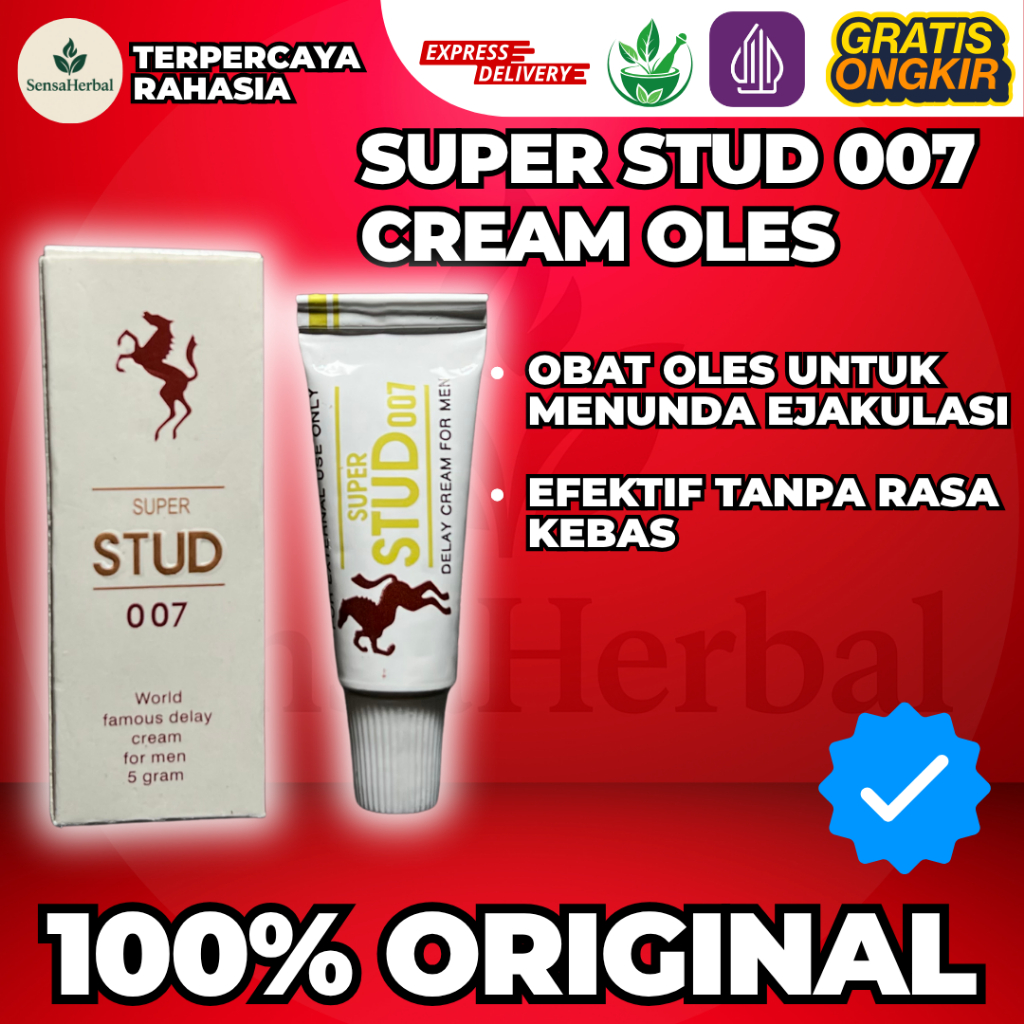 STUD 007 CREAM HERBAL PRIA – SALEP OLES ORIGINAL UNTUK PENGGUNAAN LUAR