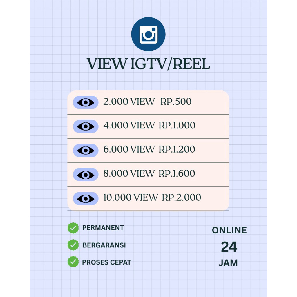 View IGTV/Reel INSTAGRAM PERMANEN