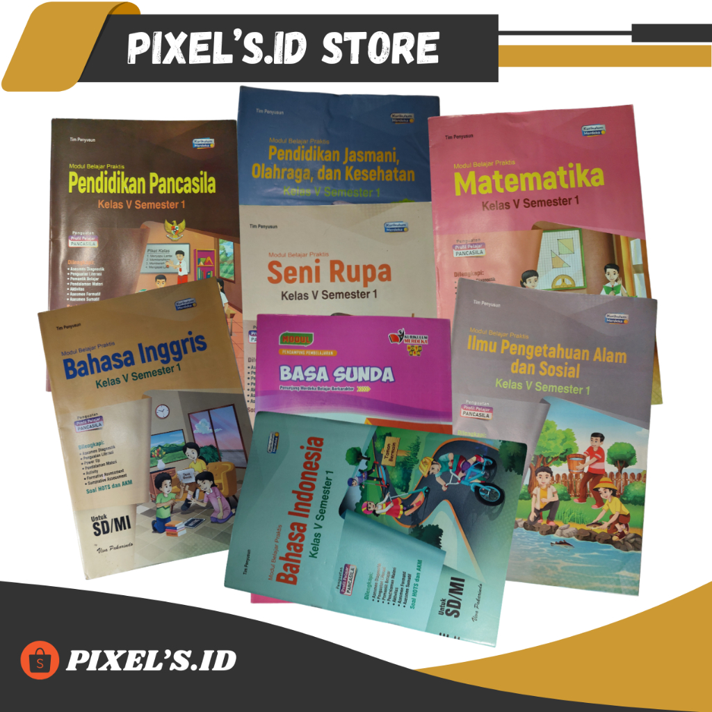 Paket LKS Kelas 5 SD/MI Kurikulum Merdeka 8 Mata Pelajaran