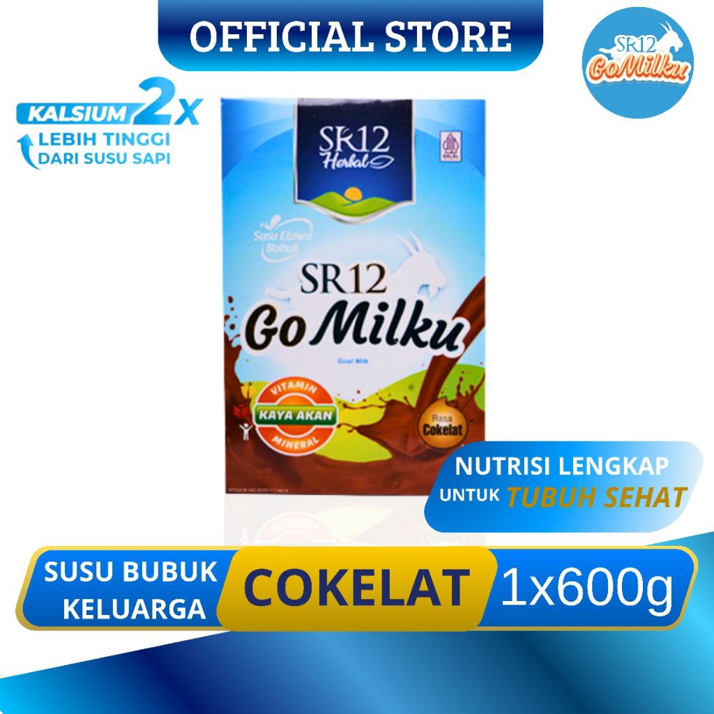 

Go Milku SR12 Susu Kambing Etawa Cokelat Meningkatkan Nafsu Makan 600g