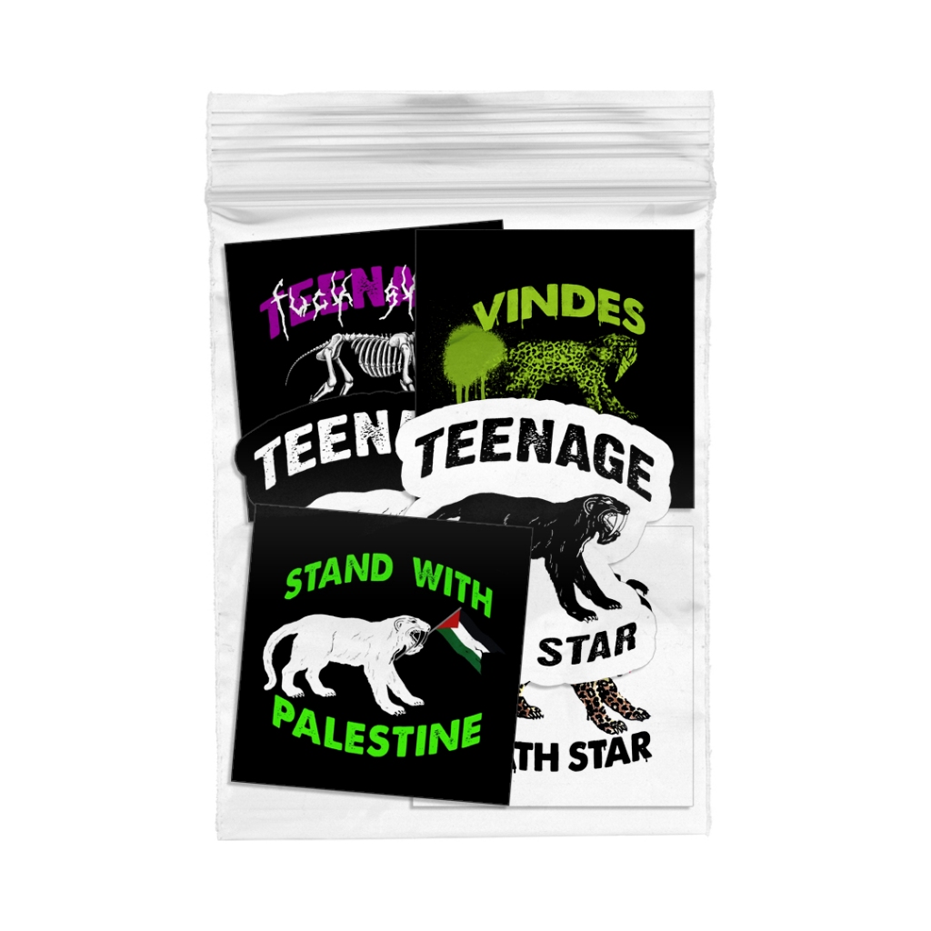 Teenage Death Star - Sticker Pack | Stiker Band | Stiker helm | Stiker Laptop Stiker Asesthetic Stik