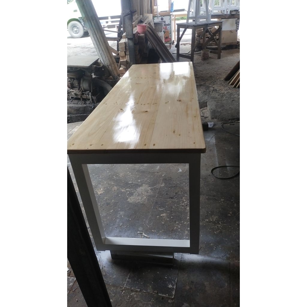 meja kayu jati Belanda