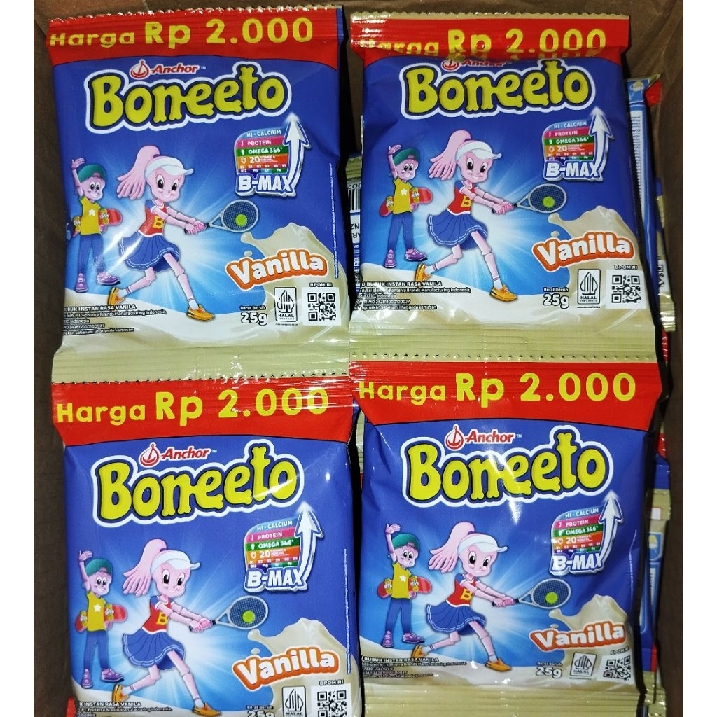 

Susu Boneeto sachet 10x25gr