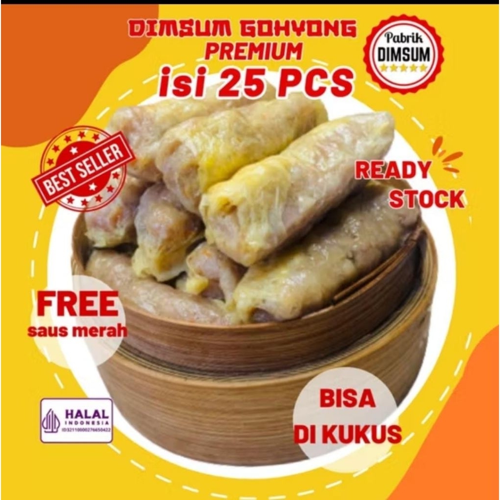

Gohyong Dimsum Lumpia Ayam Frozen isi 25 pcs