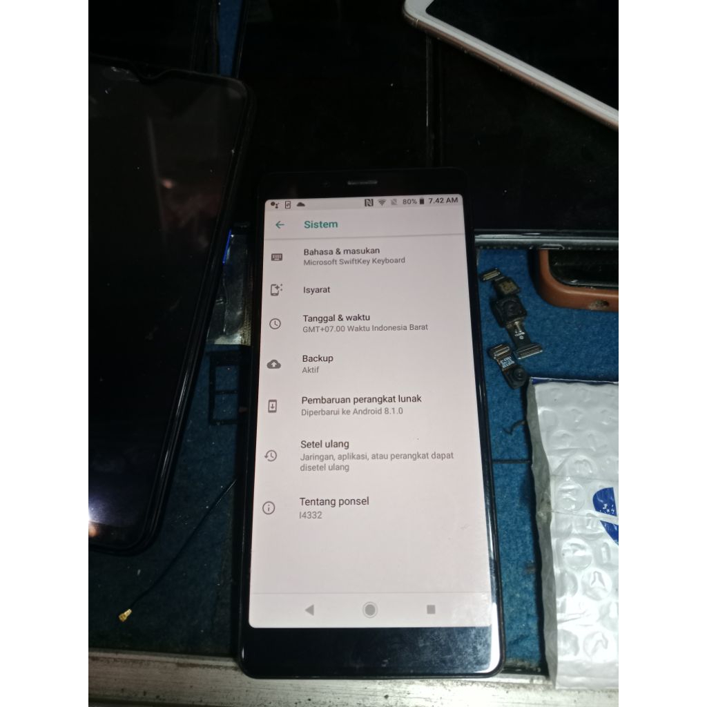 JUAL LCD frame original  normal tested BUAT HP SONY xperia L4332 (L3)JAMINAN NO GARIS DLL sentuh ok