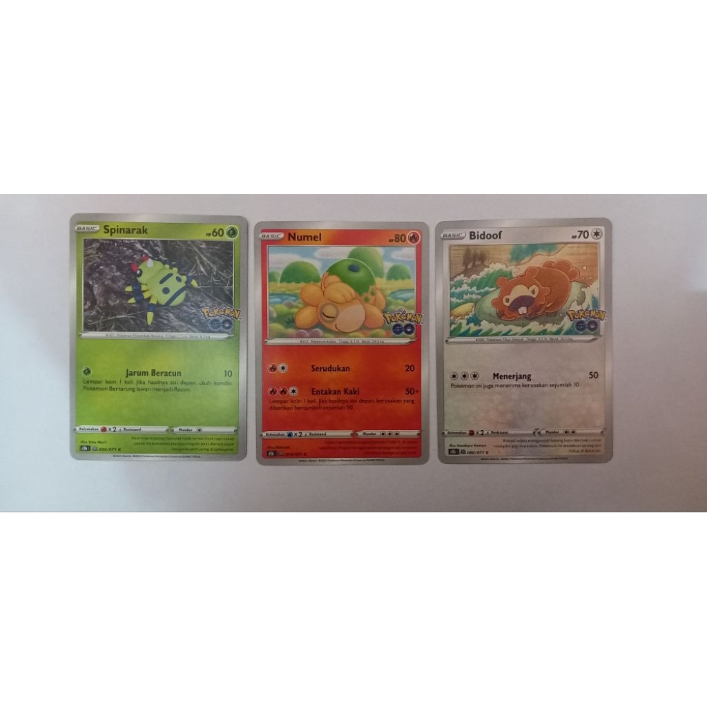 set ditto dari pack pokemon go (3pcs)