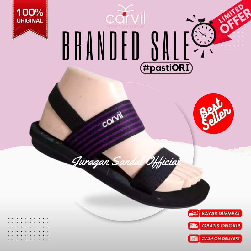 Carvil Yelin TB | Sandal Tali Gunung Wanita Original CARVIL