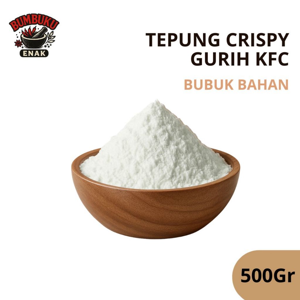 

Tepung Crispy Gurih Ala KFC 500gr Non MSG – Renyah Maksimal | Cocok untuk Ayam & Camilan