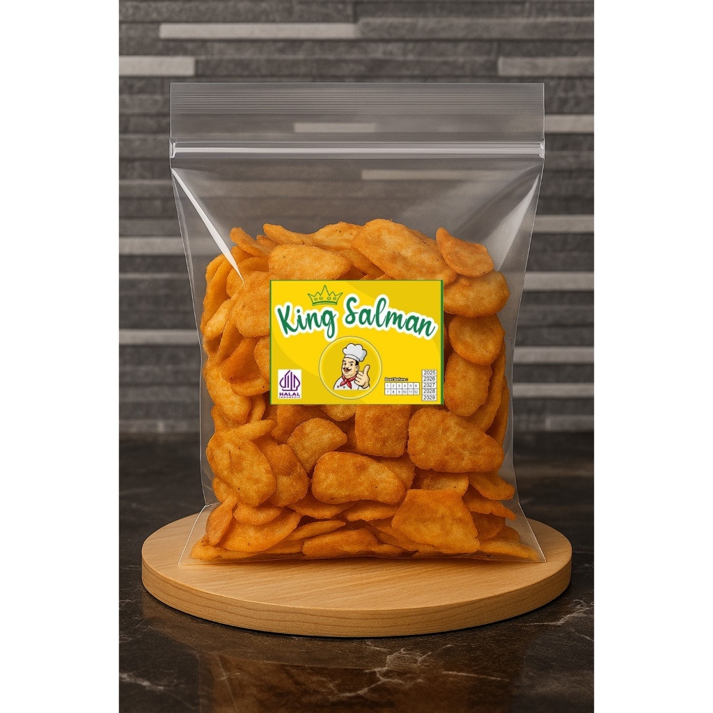 

Basreng bulat pedas daun jeruk basreng koin pedas daun jeruk 250gram