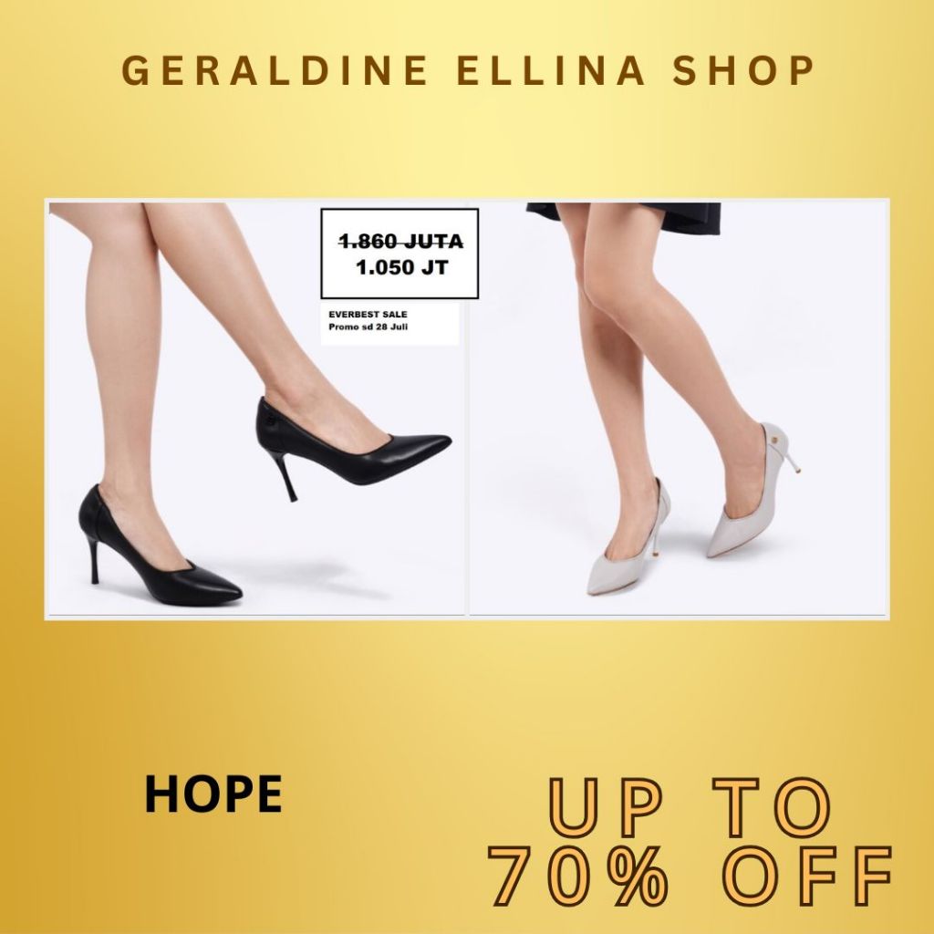 Sepatu Heels Everbest Wanita SALE 100% original store seri HOPE