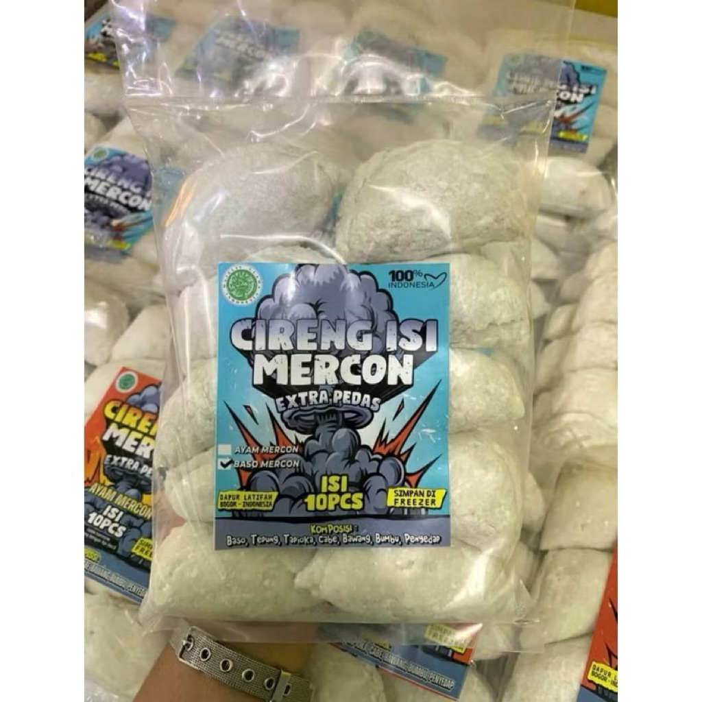 

Cireng bakso mercon