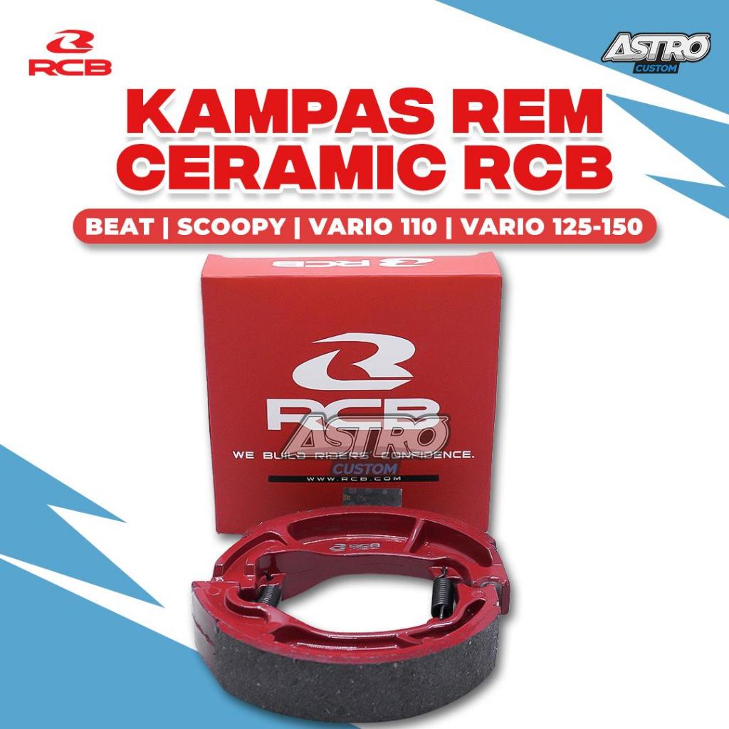 RCB Kampas Rem Vario 125 150 Beat Fi Scoopy ESP Vario 110 Fi Brake Shoe Ceramic Tromol Belakang
