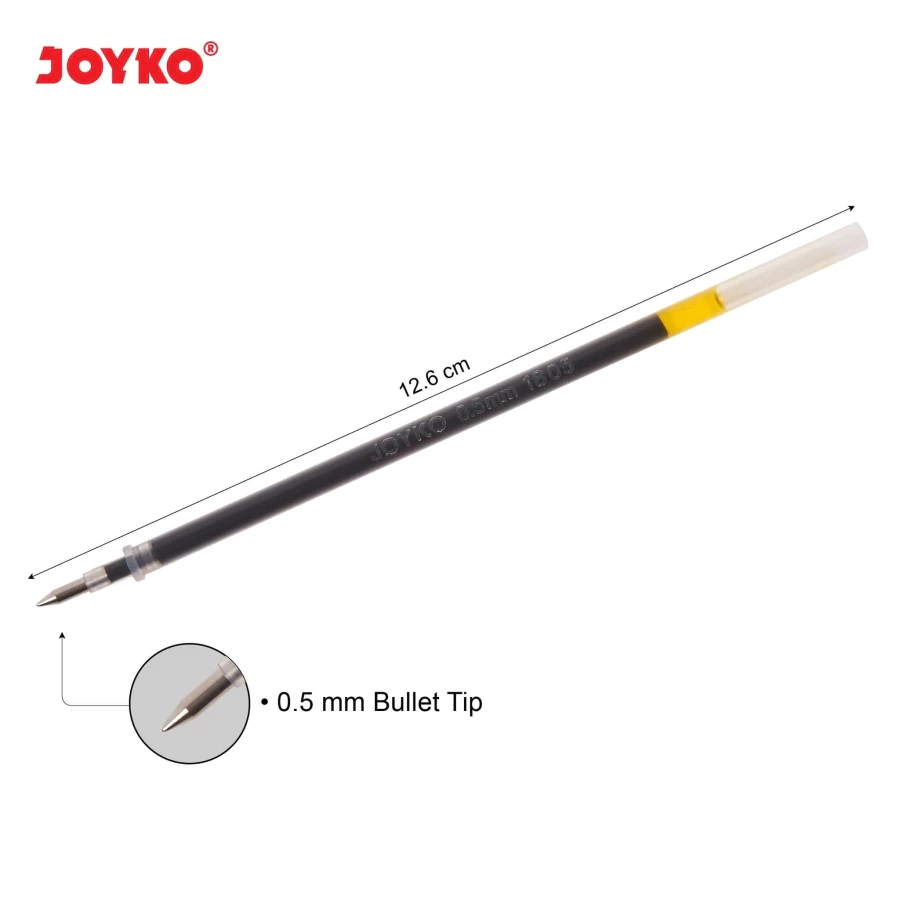 

(LIVE) Gel Pen Refill / Isi Ulang Pen / Isi Pulpen Joyko GPR-200 / 0.5 mm HITAM 2