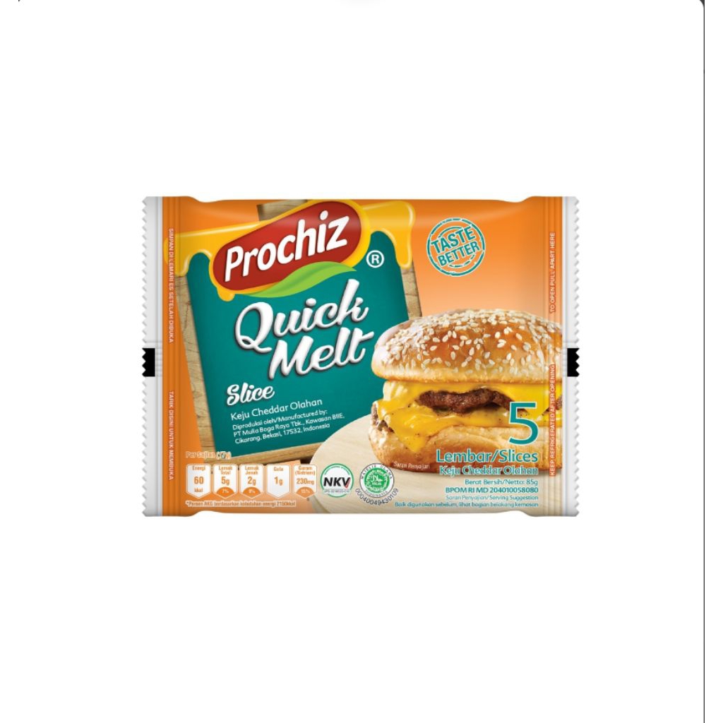 

Prochiz Quick Melt Slice Isi 5