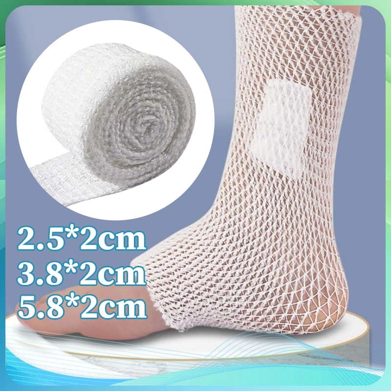 2.5cm/3.8cm/5.8cm*2m Net Elastic Bandage Perban Kaki Keseleo Elastic Perban
