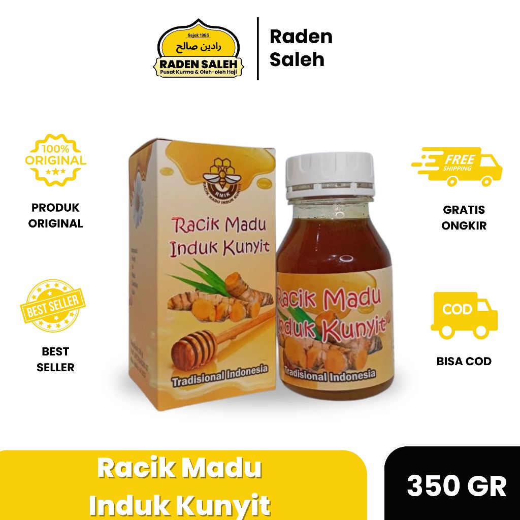 

Racik Madu Induk Kunyit 350 GR
