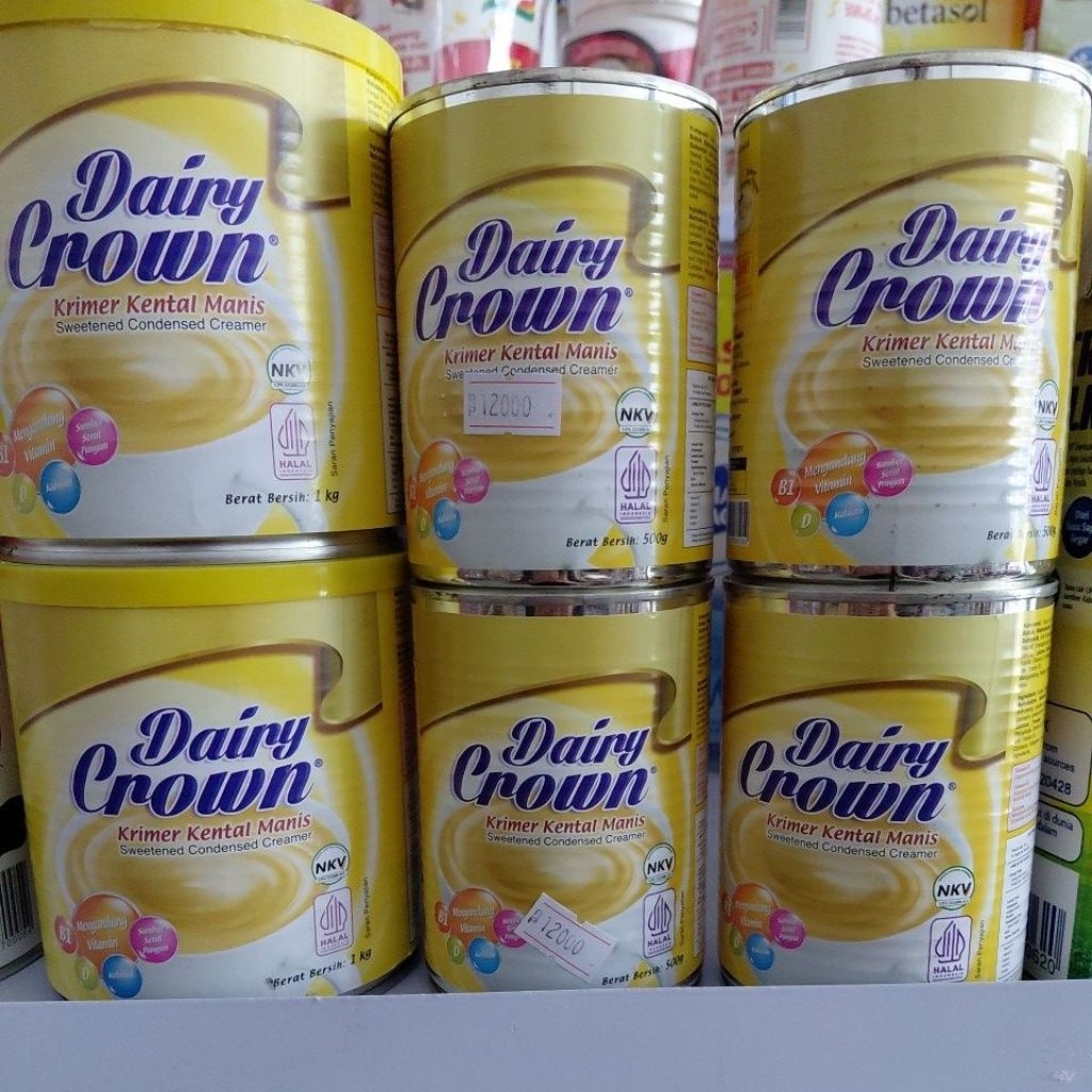 

Krimer kental manis Dairy Crown 500g / 1 Kg