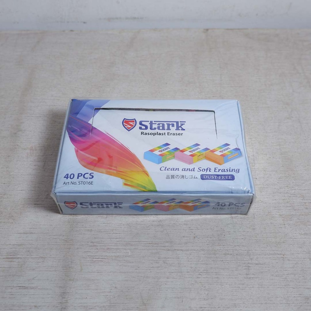 

[12 Pcs] Nerrd Paket Hemat Penghapus Pensil Murah Stark Warna 12 Pcs