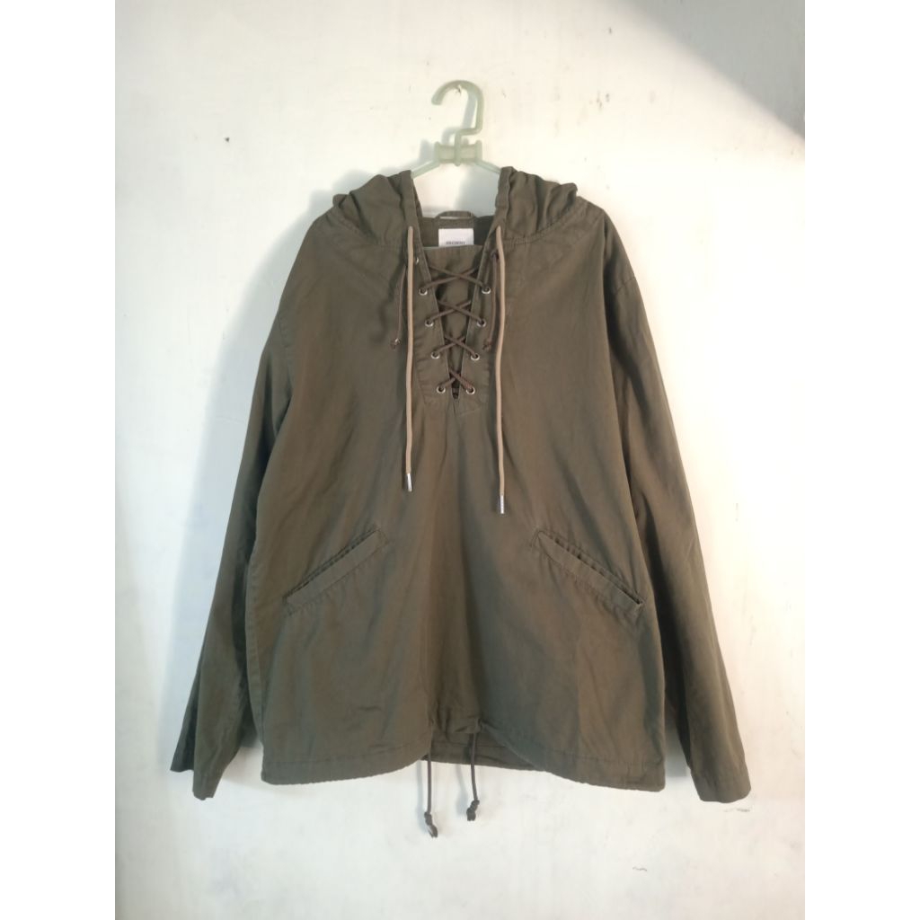 Jaket Browny Vintage Army ala ala USN Deck Anorak Second