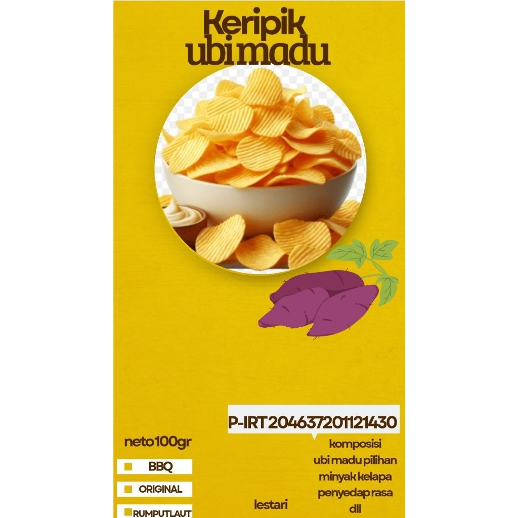 

kripik ubi madu
