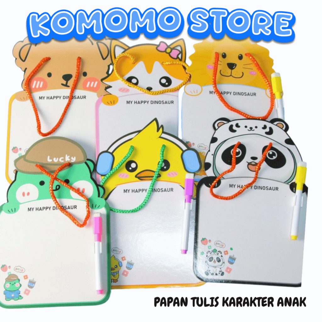 

KMM PAPAN TULIS MINI ANAK KARAKTER LUCU PAPAN TULIS MURAH FREE SPIDOL BISA DIHAPUS DAN TALI GANTUNG