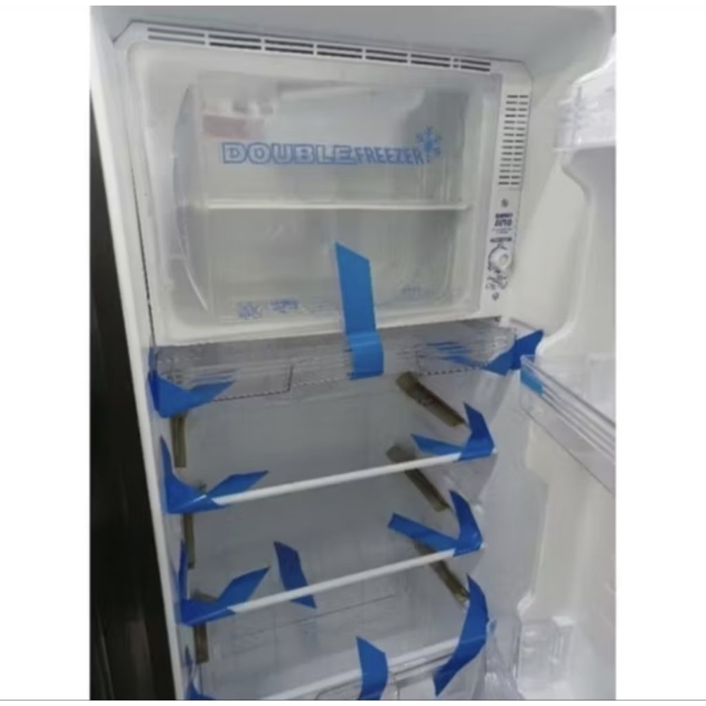 Tutup Freezer Kulkas Sharp Double Freezer Original