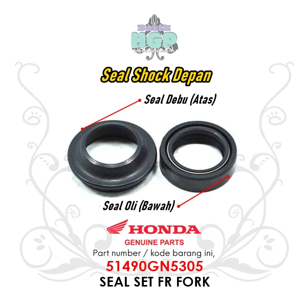 Seal Shock Depan Grand Supra Beat Vario Original AHM - 51490GN5305
