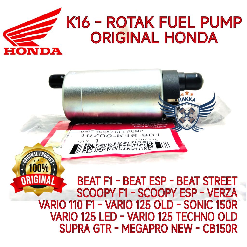 K16 ORIGINAL ROTAK FUEL PUMP HONDA CB150R, ROTAK FUEL PUMP HONDA MEGAPRO NEW, ROTAK FUEL PUMP HONDA 