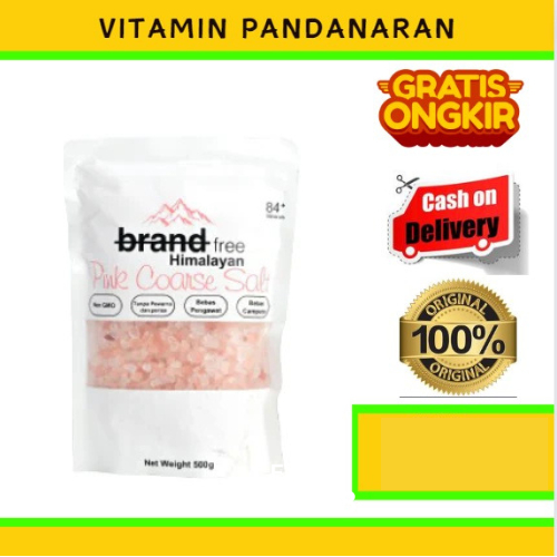 

Garam Himalaya Brandfree Garam Kasar 500 gram Pink Coarse Himalayan Salt