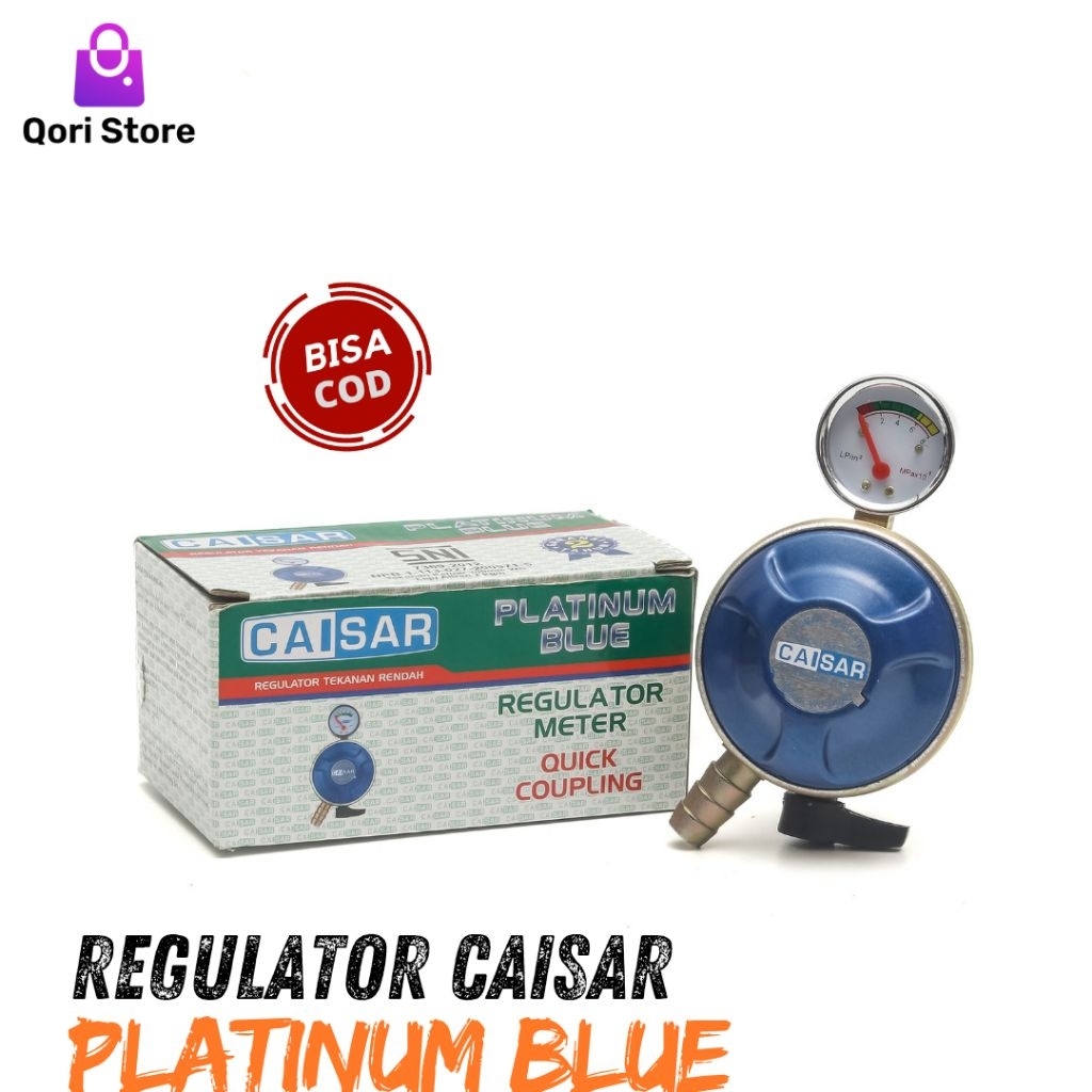 Regulator Gas Caisar Platinum blue - Regulator Gas Meter Platinum Blue / Regulator Caisar / Regulato