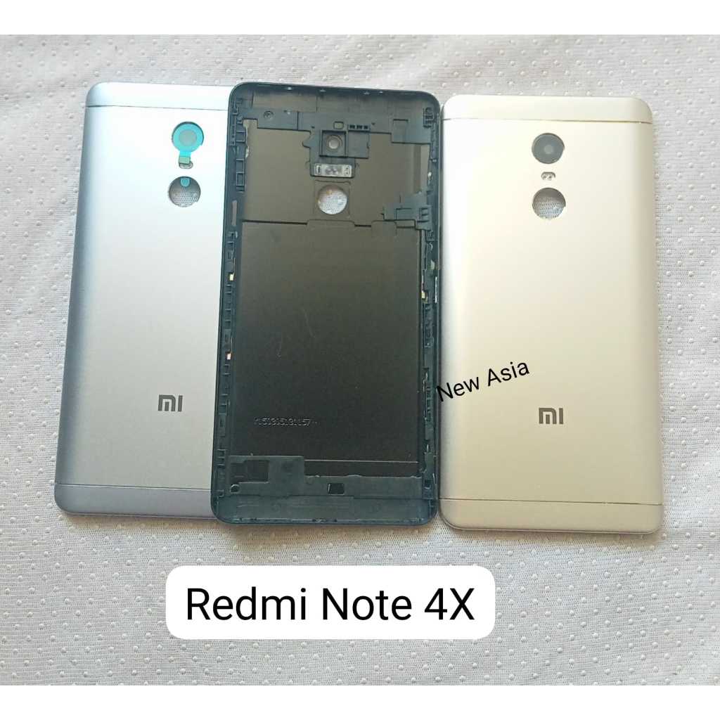 Redmi Note 4X Casing Housing Kesing Cover Back door  Casing Belakang Flexible On OFF Vol Flexi Power
