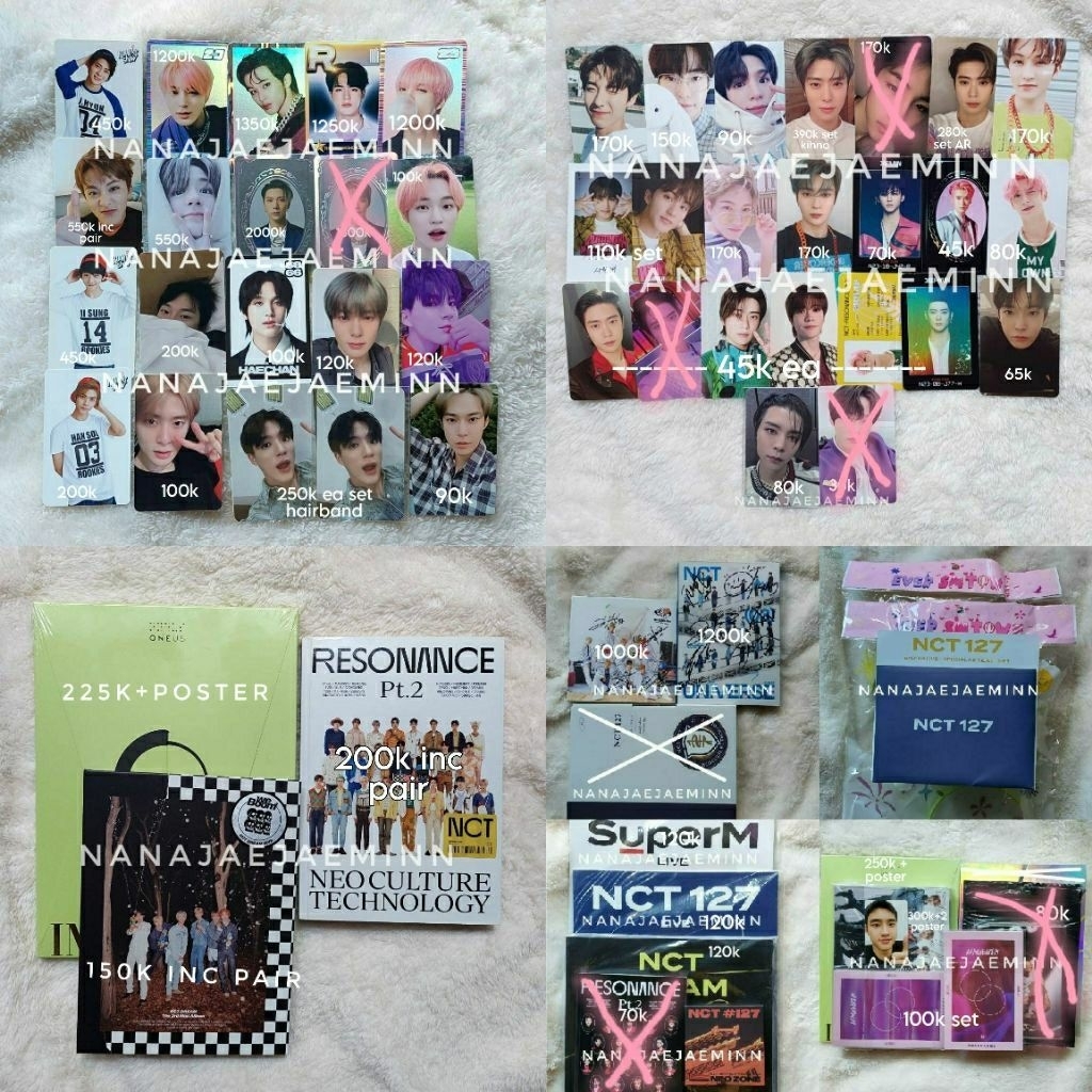 [SPLITPAY ONLY OFFICIAL] PHOTOCARD PC NCT 127 DREAM JAEHYUN JENO JAEMIN JISUNG TAEYONG DOYOUNG ALBIM