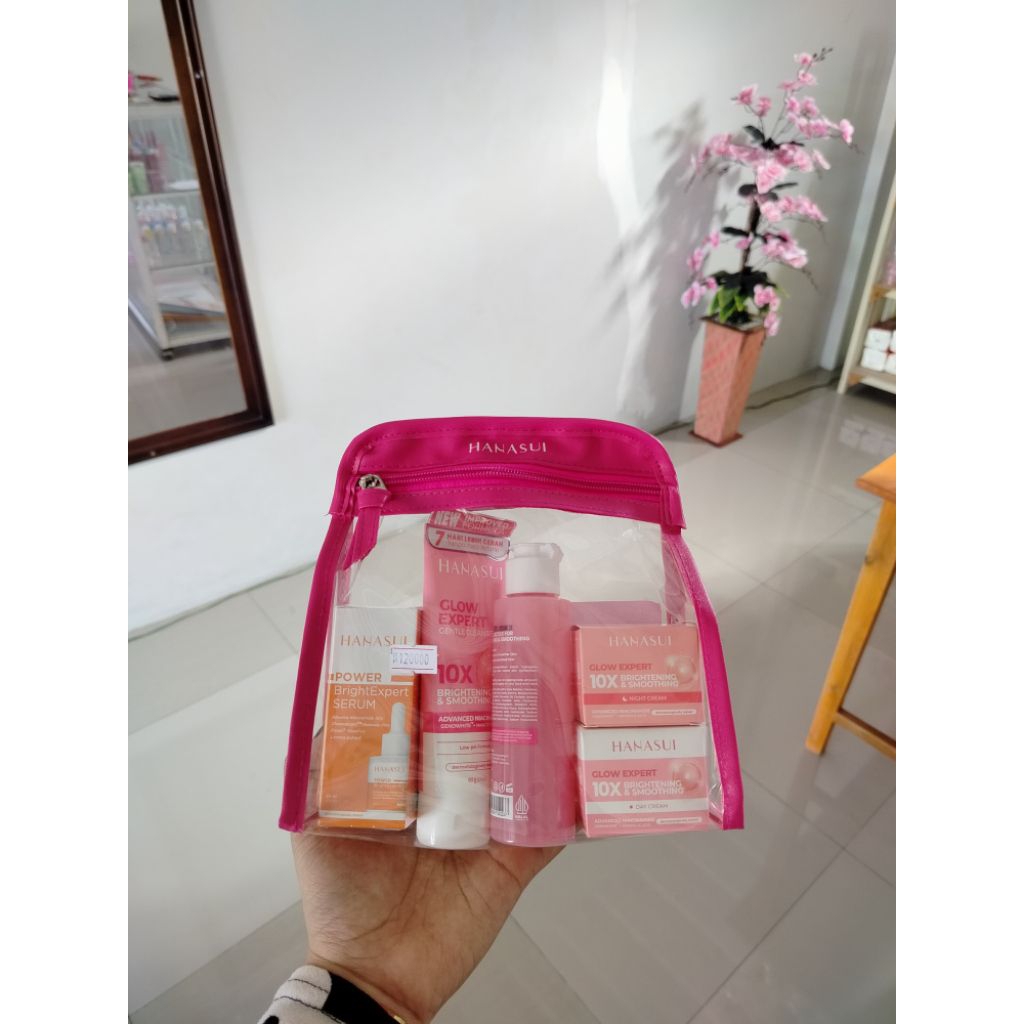 skincare hanasui Paket Hanasui Flawless Glow 10 atau Hanasui Paket Pink Series.