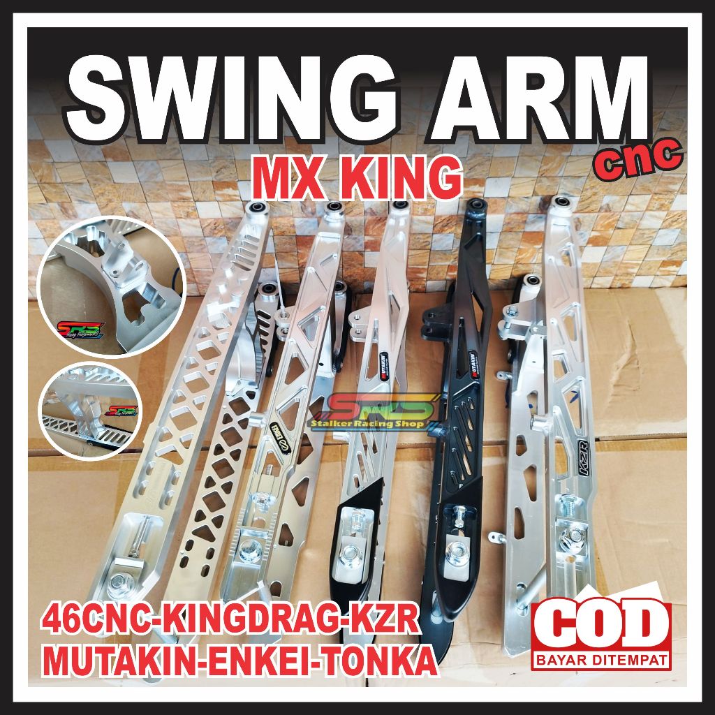Swing Arm PANJANG MX KING CNC KING DRAG MUTAKIN