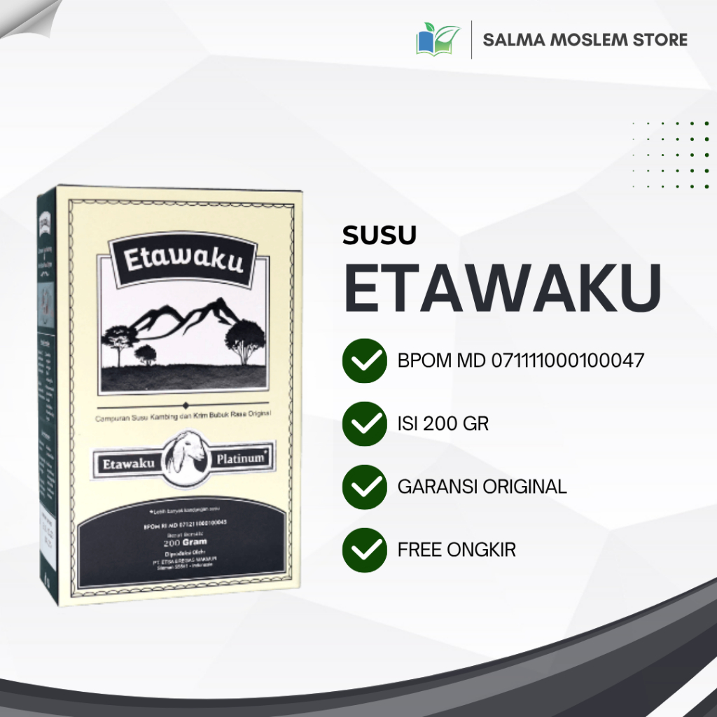 

Etawaku Platinum 200gr Susu Kambing Etawa Murni Bubuk Original